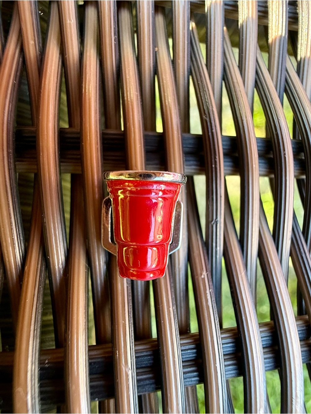 KEEP Collective Red Enamel Solo Cup Charm